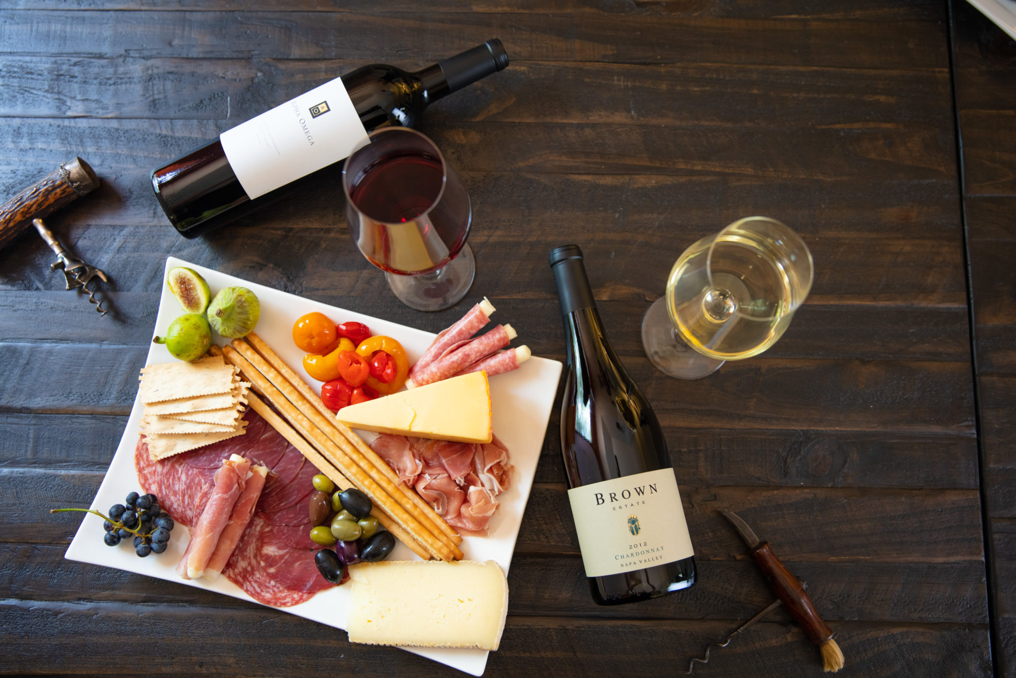 Product Example with Cheese and Charcuterie Plate
